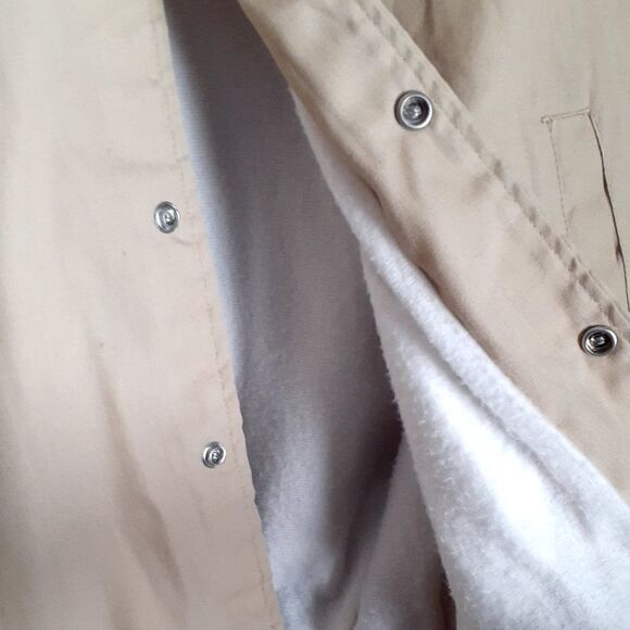 Vintage 1994 Cutting Horse Futurity Augusta Ga Bomber Style Jacket Sìze L Tan - Picture 4 of 10